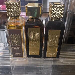 Milano Fragrance and Latino Trio with Gold and Black Bottlesof one million dna